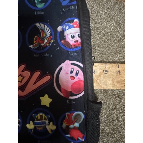 Kirby Cartoon Game Student School Backpack For Girls Boy - Picture 2 of 5